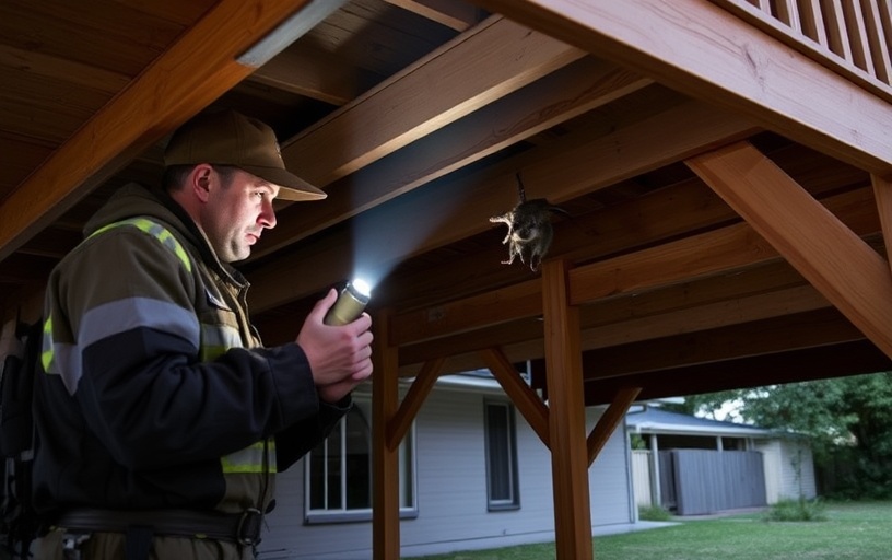 Under Deck Possum Removal in Bundoora